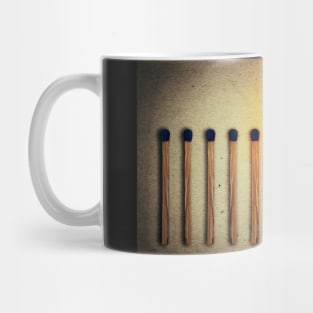 match burning alone Mug